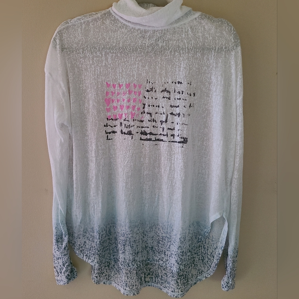 Free People We The Free Sheer Long‎ Sleeve Tunic Top
